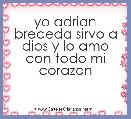 yo adrian breceda sirvo a dios y lo amo con todo mi corazon
