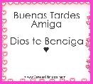 Buenas Tardes Amiga

Dios te Bendiga ♥