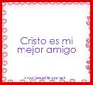 Cristo es mi mejor amigo 