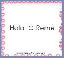 Hola  ☼ Reme