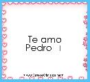 Te amo Pedro❤️