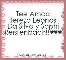 Tee Amoo Tereza Leonos Da Silva y Sophi Reistenbach!!♥♥♥