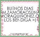 BUENOS DIAS FM.ZAMORAOSUNA .ZAMORAPAEZ.ZAMORAQUIÃONEZ.OSUNAMILLAN.DIOS LOS BENDIGA =)