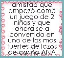 amistad que empezÃ³ como un juego de 2 niÃ±as y que ahora se a convertido en uno de los mas fuertes de lazos de cariÃ±o ANA ABUHATAB&