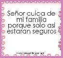SeÃ±or cuida de mi familia porque solo asi estaran seguros