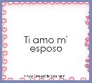 Ti amo mi esposo