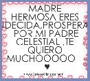 MADRE HERMOSA ERES BENDECIDA,PROSPERADA  POR MI PADRE CELESTIAL ,TE QUIERO MUCHOOOOO      ♥