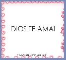 DIOS TE AMA!