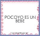 POCOYO ES UN BEBE