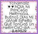              Yahomaliz
♥ ♥ hOlA Mi PrInCeSa HeRmoSa, BuEnoS DiAs MI aMoR EsPeRo QuE TenGaS Un HeRmOsO diA .... ♥