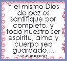 Y el mismo Dios de paz os santifique por completo, y todo nuestro ser espiritu, alma y cuerpo sea guardado....