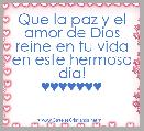 Que la paz y el amor de Dios reine en tu vida en este hermoso dia!
♥♥♥♥♥♥♥
