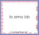 lo amo bb