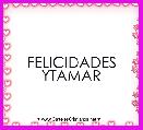 FELICIDADES YTAMAR