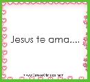 Jesus te ama....