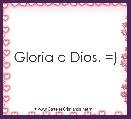 Gloria a Dios. =)