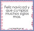 Feliz navidad y que cumplas muchos siglos mas.