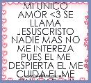 MI UNICO AMOR <3 SE LLAMA JESUSCRISTO NADIE MAS NO ME INTEREZA PUES EL ME DESPIERTA EL ME CUIDA EL ME GUIA Y EL MI PADRE EL SE HIZ