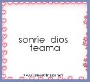 sonrie  dios  teama
