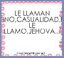 LE LLAMAN SUERTE,DESTINO,CASUALIDAD.ETC,ETC..YO LE LLAMO,JEHOVA...
