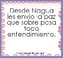 Desde Nagua les envio la paz que sobre pasa todo entendimiento.
