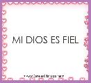 MI DIOS ES FIEL 