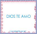 DIOS TE AMO