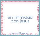 en intimidad con jesus