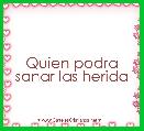 Quien podra sanar las herida