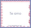 Te amo