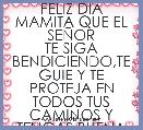 FELIZ DIA MAMITA QUE EL SEÃOR
TE SIGA BENDICIENDO,TE GUIE Y TE PROTEJA EN TODOS TUS CAMINOS Y TENGAS BUENA SALUD.TE AMO MUCHOOO.