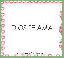 DIOS TE AMA