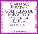 TOMEN SUS ESPADAS GUERRERAS DE IMPACTO Y PELEEN LA BUENA BATALLA....