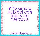 ♥ Yo amo a Rubicel con todas mis fuerzas☺
