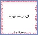 Andrew <3