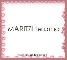 MARITZI te amo 
