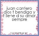 juan cantero dios t bendiga y t llene d su amor siempre