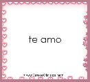 te amo