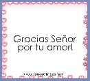 Gracias SeÃ±or por tu amor!