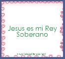 Jesus es mi Rey Soberano