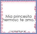 Mia princesita hermosa te amo.








