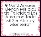 ♥ Mis 2 Amores Llenan Mis dias de Felicidad Los Amo con Todo Mi Ser Alexis y Monserrat