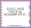 SOLO DIOS HACE AL HOMBRE FELIZ..
