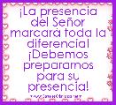 Â¡La presencia del SeÃ±or marcarÃ¡ toda la diferencia! Â¡Debemos prepararnos para su presencia!