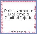 Definitivamente Dios ama a Claribel Tejada