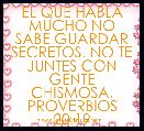 EL QUE HABLA MUCHO NO SABE GUARDAR SECRETOS. NO TE JUNTES CON GENTE CHISMOSA. PROVERBIOS 20.19