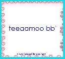            


            teeaamoo bb'