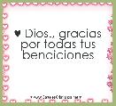 ♥ Dios., gracias por todas tus bendiciones 