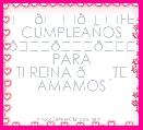 🎊🎉🎂FELIZ CUMPLEAÃOS 🎉🎂🎊
PARA TI REINA 👸TE AMAMOS 