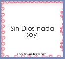 Sin Dios nada soy!